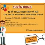 Tuyển dụng kỹ thuật chăn nuôi 1 Công ty CJ Vina