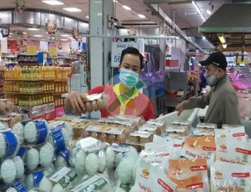 Giá trứng ngoài chợ tăng vọt, chênh lệch khoảng 10.000 đồng/vỉ so với siêu thị 1 gia-trung