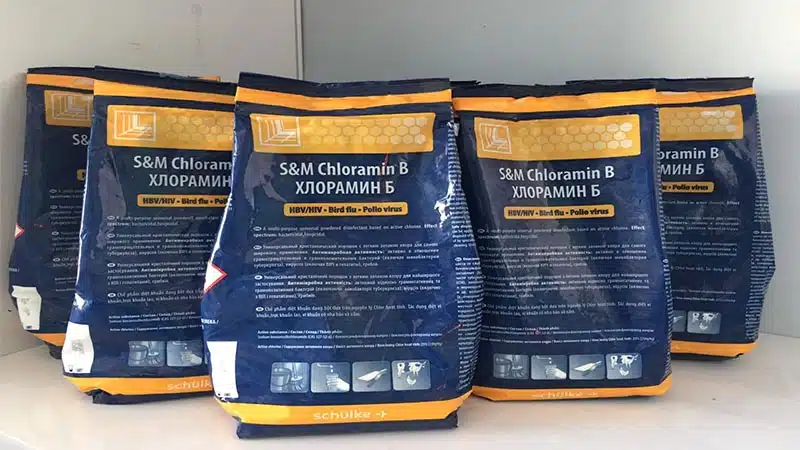 Cloramin B thuoc khu trung